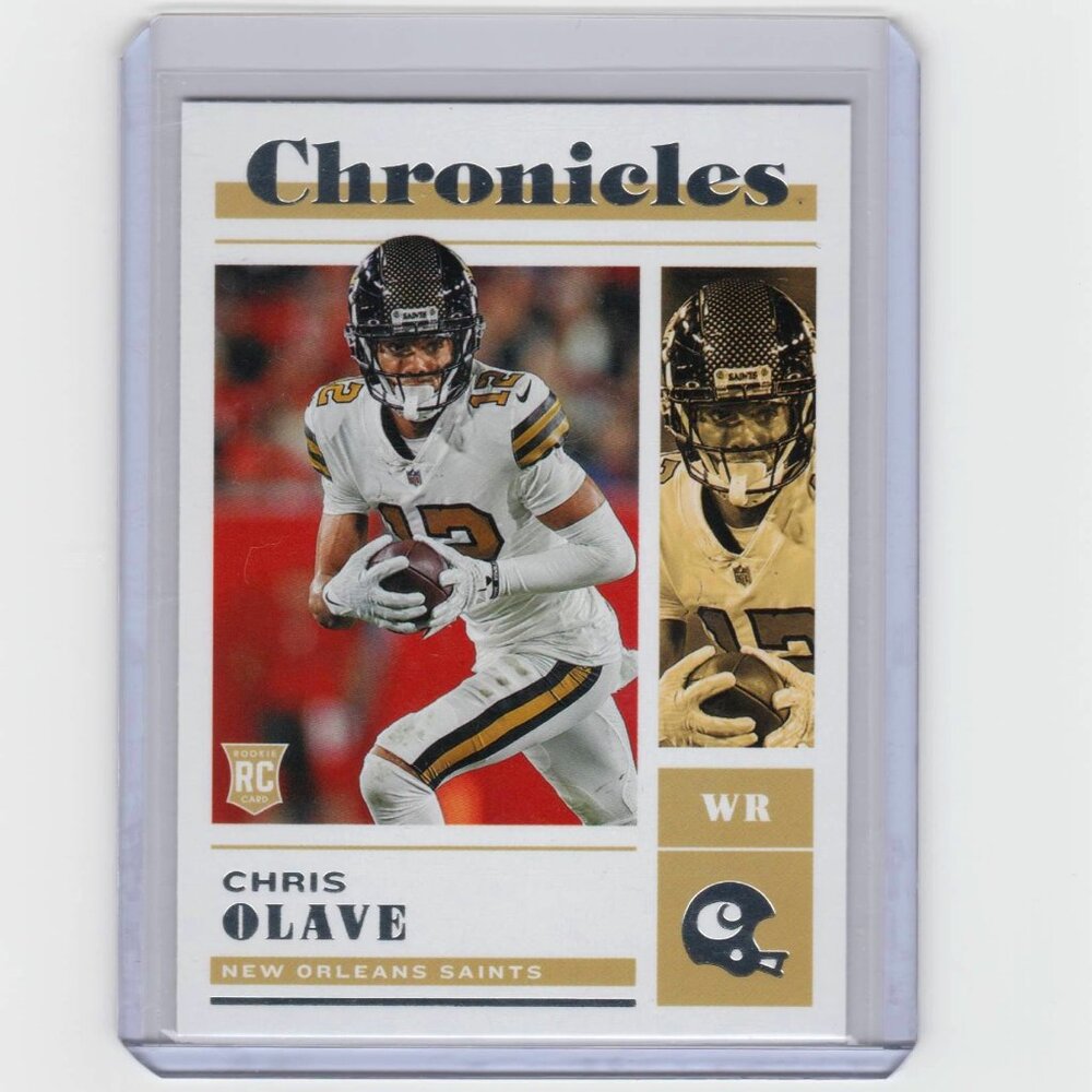 Chris Olave Rookie Card New Orleans Saints All Star Wide Receiver Perfect Card!